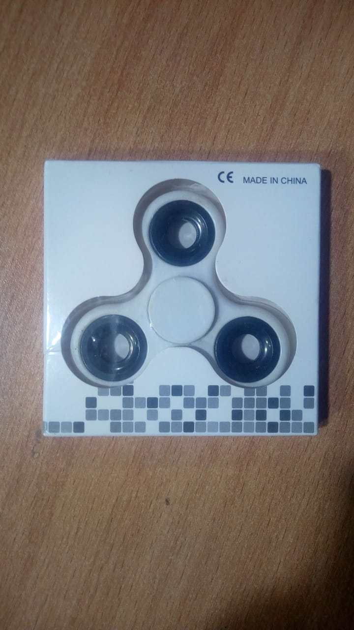 Fidget Spinner Stress Reducer Toy Metal Barring Multi Color.