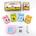Audible Flash cards Baby Reading Machine for kids early learning English | Montessori Toddlers Gifts(random color )