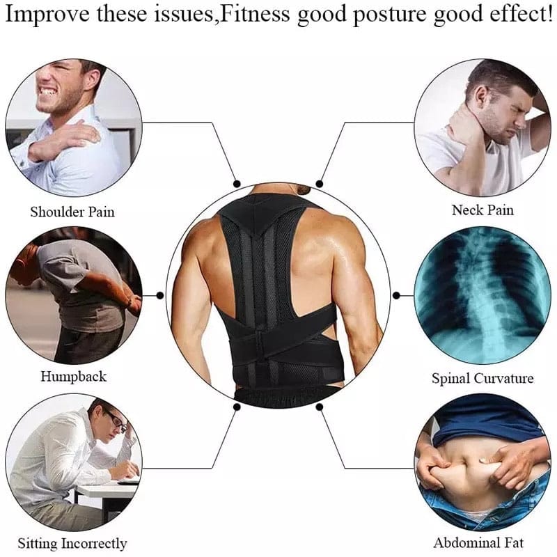 Momentum Posture Corrector For Comfortable Support While Working And Daily Activities