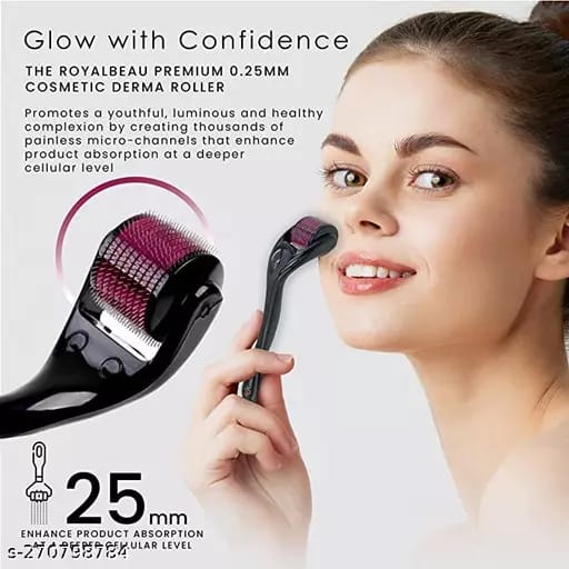 Professional Best Derma Roller Hair Therapy Micro-Needle | Derma Roller for Hair re-growth &amp; Skin For Male And Female