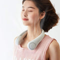 Portable Neck fan air Cooler &amp; Purifier... Adjustable 3 speed and Rechargeable (random color )