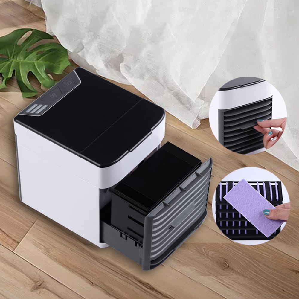 Mini air conditioning cooling fan multifunction usb new household portable air conditioner humidifier strong wind | Portable Fan | portable air cooler (Usb Operated) (Random Color)