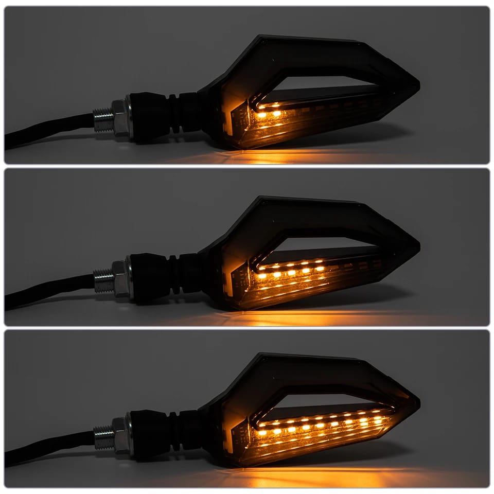 4 pcs universal 12 led  motorbikes indicator with parking drl light for all bikes | 70cc | cg125| china imported