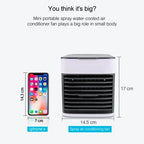 Mini air conditioning cooling fan multifunction usb new household portable air conditioner humidifier strong wind | Portable Fan | portable air cooler (Usb Operated) (Random Color)