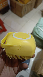 Silicone Bath and Body Shower Brush with Liquid Soap Dispenser (Random Color)