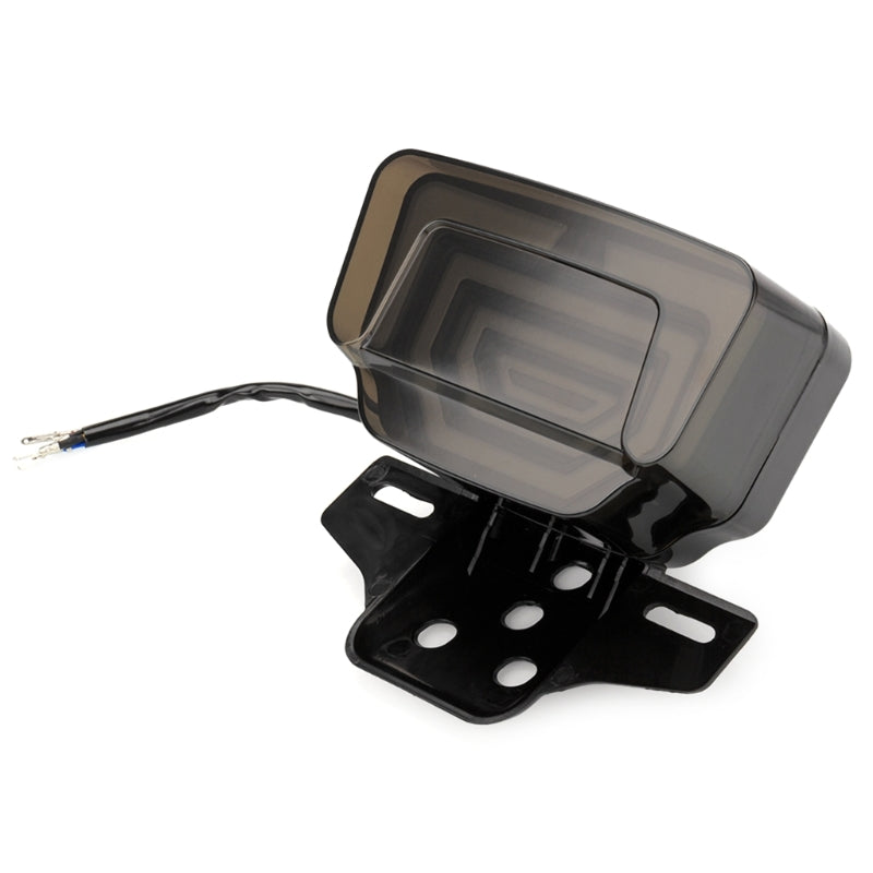Motorcycles Bike Fancy Tail Light 70cc And 125cc LED Fancy Tail Light Stop Turn Signal with Scanning Dynamic Animation Breathing DRL