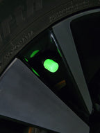 Luminous Valve Motorcycle Bicycle Bike Car Wheel Tyre Hub Cap Fluorescent Night Glowing Luminous Valve Stem Caps Decor