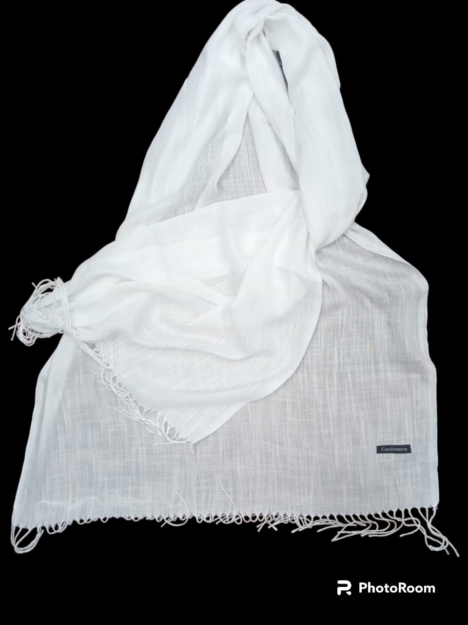 Cashmere plean scarf