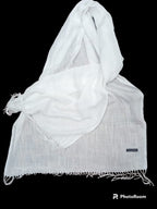 Cashmere plean scarf