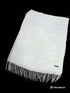 Cashmere plean scarf