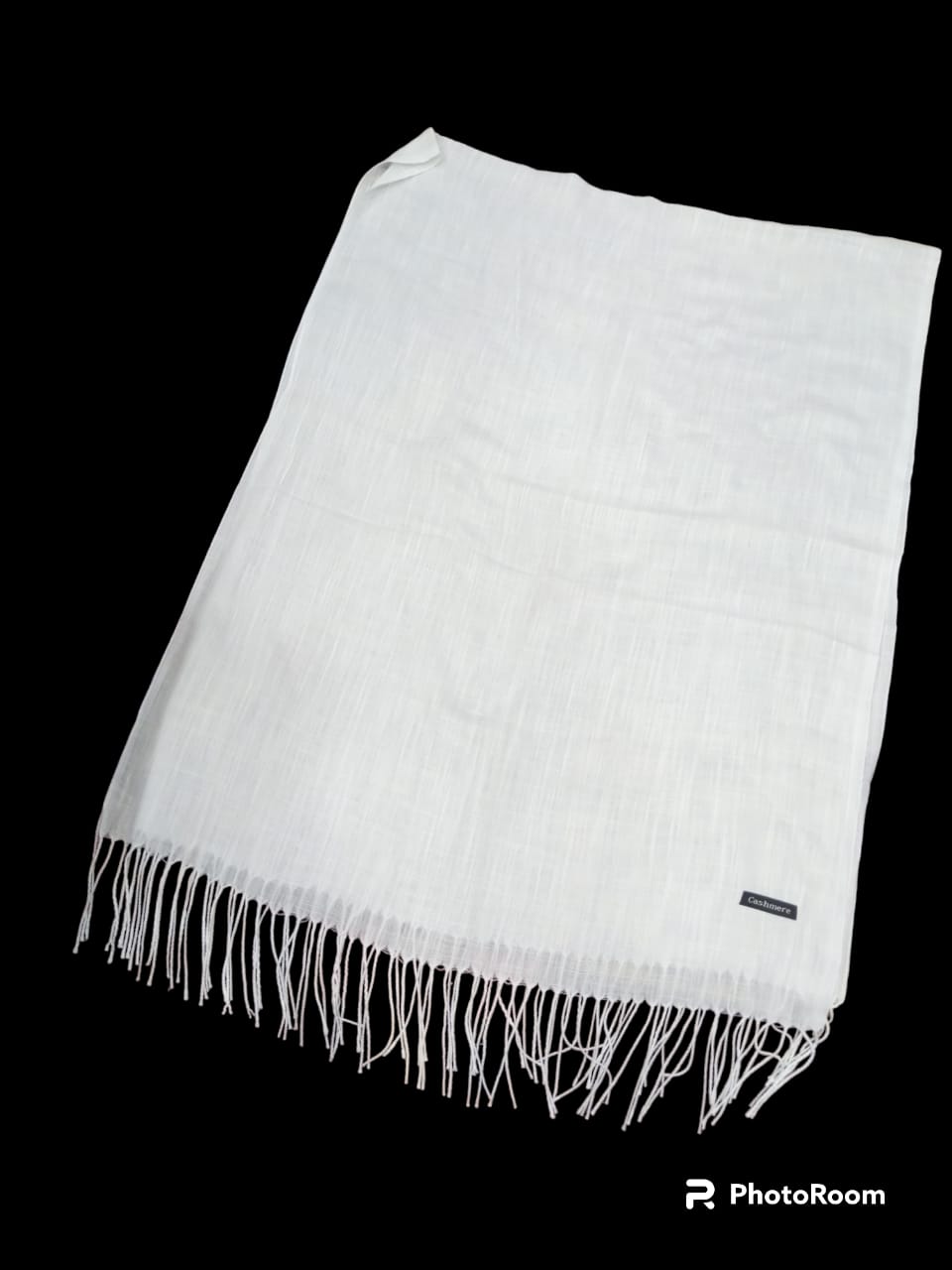 Cashmere plean scarf