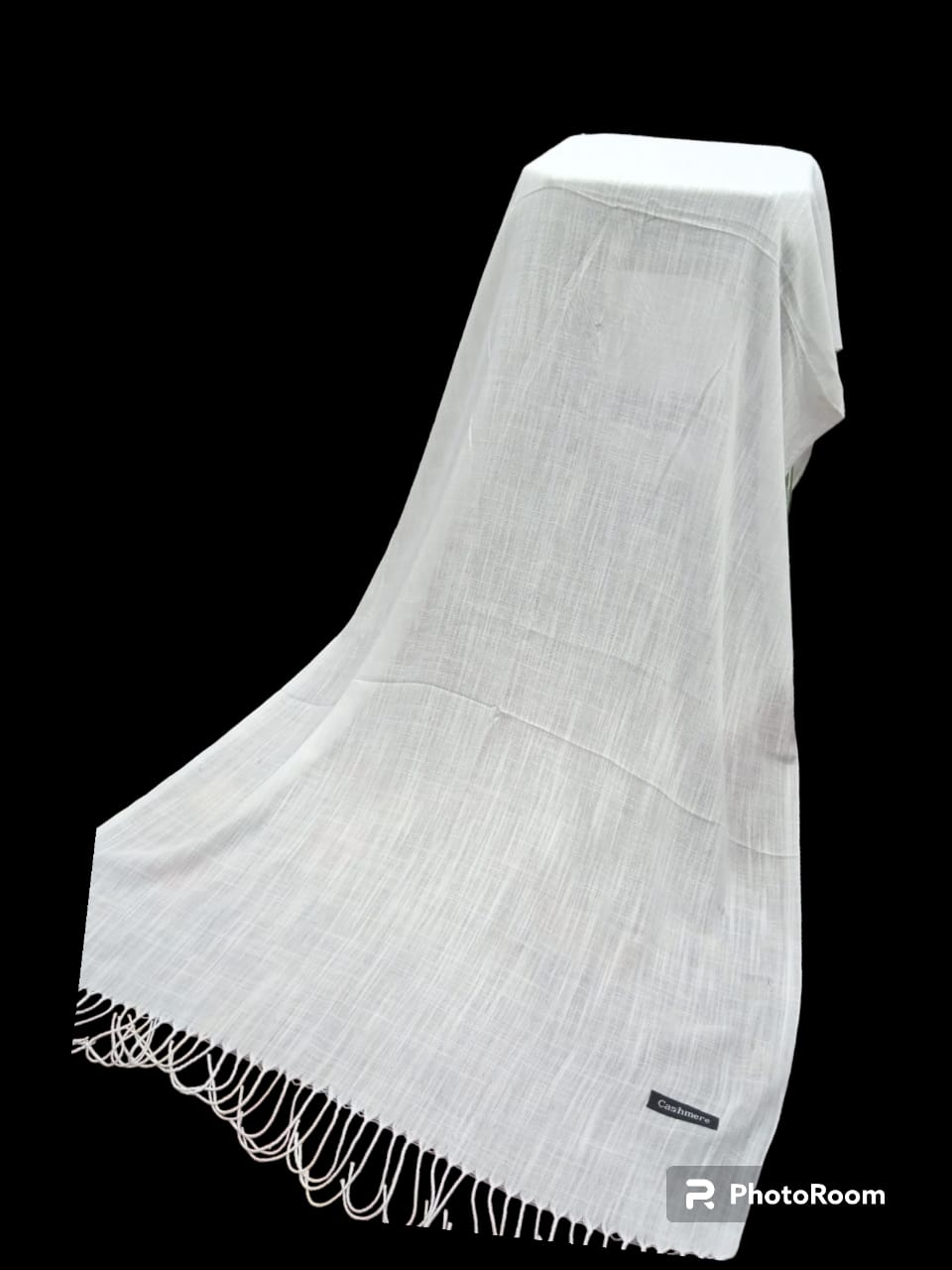 Cashmere plean scarf