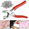 Metal Hand Press Tich Button Machine with 50 Button