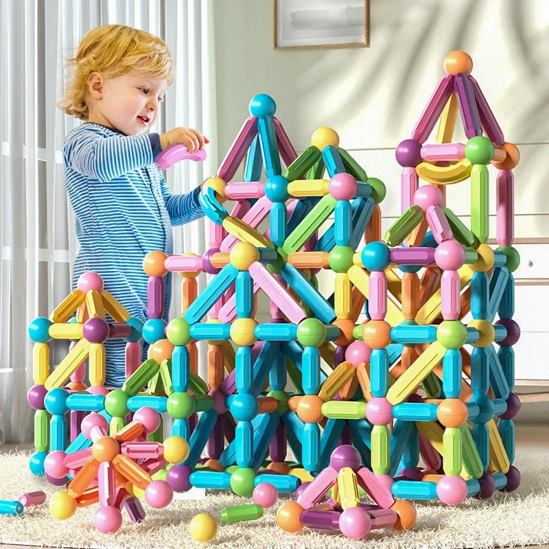 25 pcs Magnetic Blocks Toy for Kids | Magnetic bar blocks  Educational and Stimulating Magnetic Toy for Kids