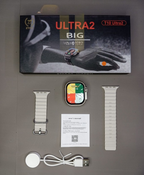 Ultra 2 Smart Watch |  T10 Ultra 2 Watch Big Screen 2.20 infinite Display Bluetooth Call Game Heart Rate Sleep Monitoring Smart Watch (Random Color)