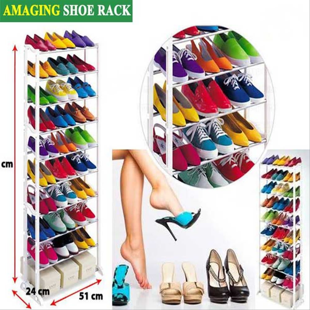 Amazing Shoe Rack Organizer | 10 Layer