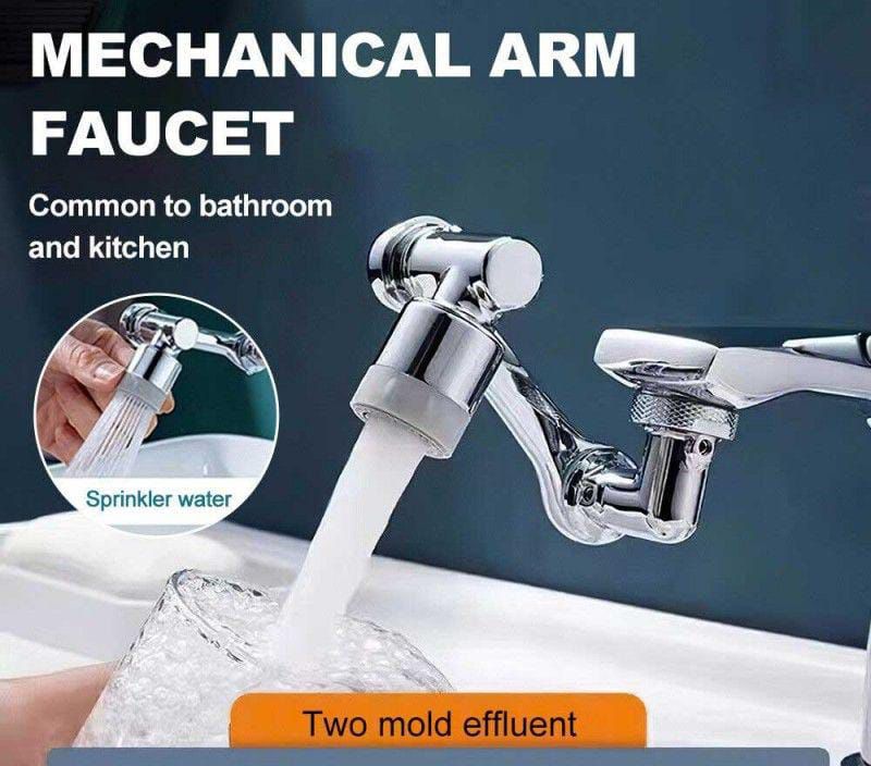 Rotation Faucet Sprayer Head Universal 1080°Rotatable Bathroom Washbasin Tap Splash Filter  Water Saving Bubbler Nozzle (Without Box)