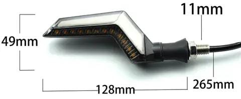 2pcs motorcycle turn signals Light indicator 12v running indicator for all bikes