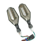 2Pcs Motorbike Universal LED Indicator With  DRL And Yellow Parking Light For all bikes (Random Color)