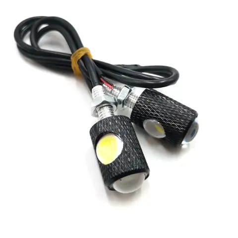 2pcs Mini Fancy Motor Bike Indicator, Also use for Number Plate screw | Tik Tok LED Indicator  Pieces) | Fancy Bulb | Fancy Indicator For Bike