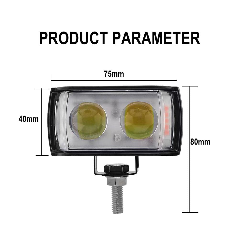 LED Work Light Driving Fog Light Red Blue Auxiliary Hi/Lo beam White Amber Spotlight Universal for ATV SUV for all bikes/car/trucks/jeep