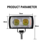LED Work Light Driving Fog Light Red Blue Auxiliary Hi/Lo beam White Amber Spotlight Universal for ATV SUV for all bikes/car/trucks/jeep