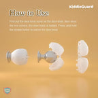 2 pcs door knob cover Baby Safety Door Knob Covers Doorknob Locks Child Children Kids Proof(random color )