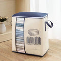 Large Non-woven Portable Clothes Storage Bag Clothing Organizer - 120 gsm (Random color)