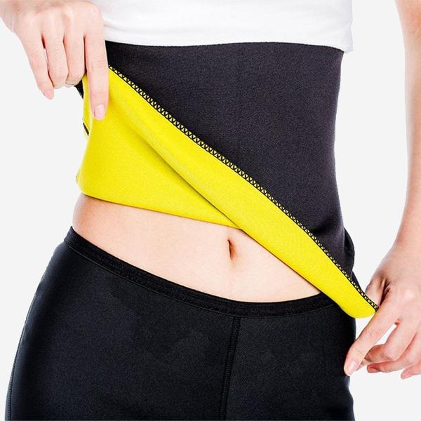 Hot Shaper Slimming Belt 12 Inch for Men & Women – Waist Trimmer Body Shaper with Sweat Enhancing Compression