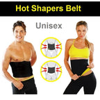 Hot Shaper Slimming Belt 12 Inch for Men & Women – Waist Trimmer Body Shaper with Sweat Enhancing Compression