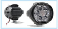 2PCS Work Lights 6 LED Motorcycle Headlight Spot Light Waterproof Super Bright Auxiliary Scooters Universal 12v Led Bar
