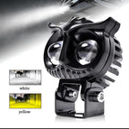 OWL Shape Fog Flash light Low &amp; High Beam Owl Plastic Body Spot Light for All Cars And Bikes (1pc)