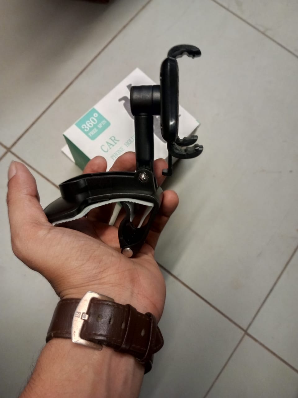 CAR Smart Phone Holder - 360 Free Spin | 360° Mobile Holder Foldable | 360° Rotateable Strong Grip Mobile Holder for Cars
