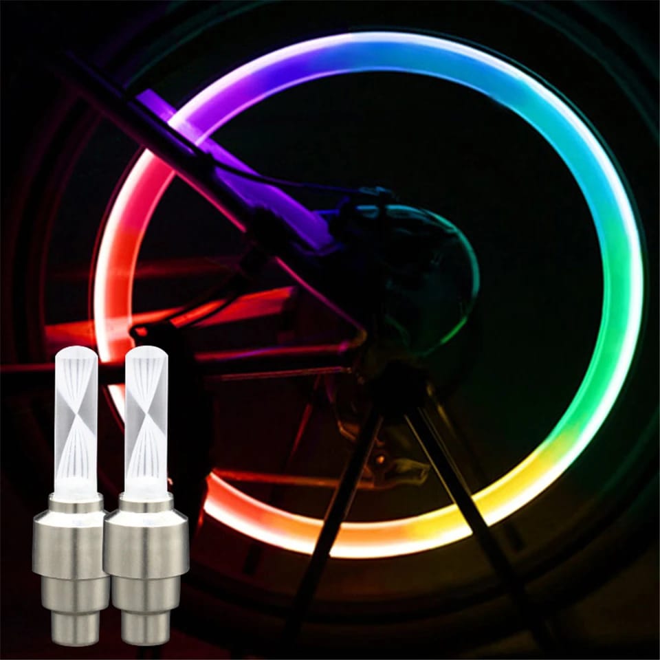 wheel light multicolor for car/bike/bicycle with bettery cells