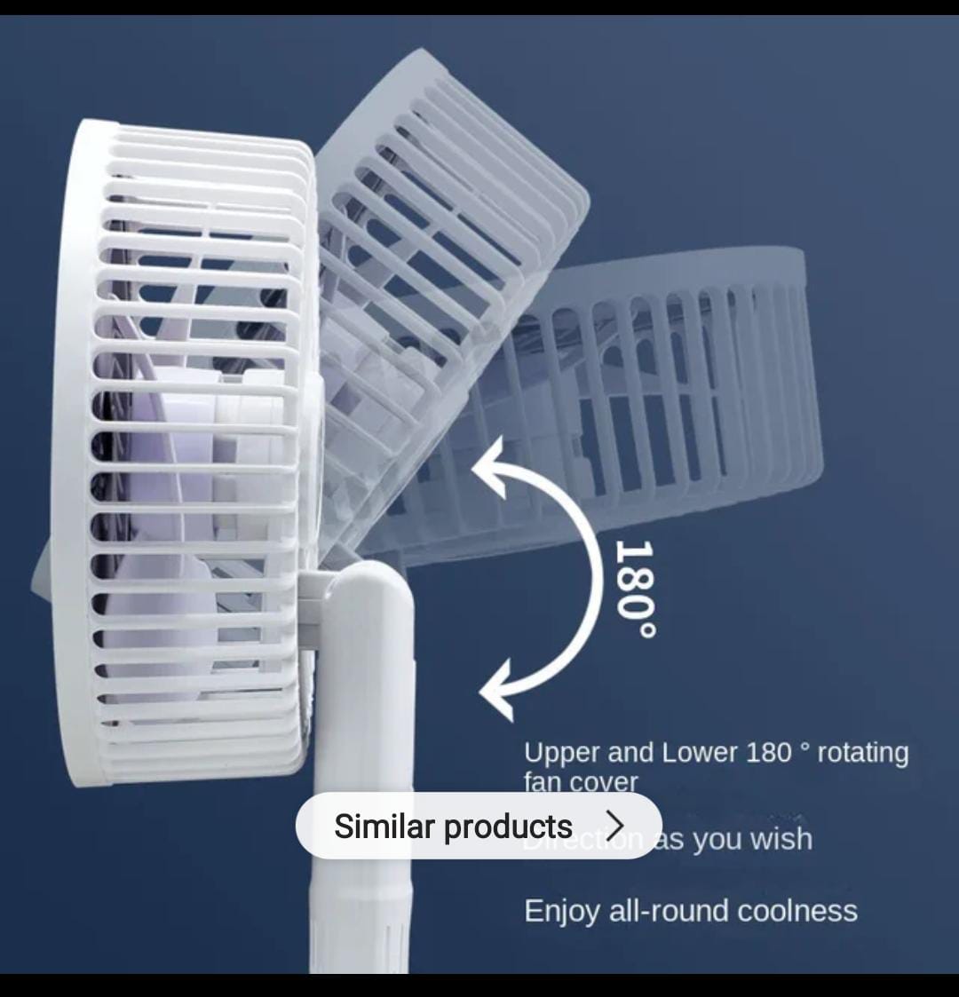 New portable 3 gears rechargeable desktop fan low noise air cooling handheld clipped circulator table fan Clip Fan USB Rechargeable Desk Fan with Sturdy Clamp, Quiet Operation, Strong Airflow with 360° Rotation for Home, Stroller, Office, Outdoor