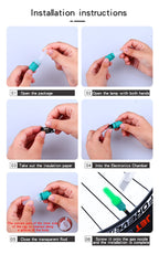 (2pcs)New wheel sensor light motion light sensor led valve light  for bicycle/ bike/car for all vehicle nozzle lamp stick