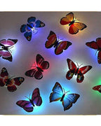 Glow In The Dark 3D Led Butterfly Night Light Led Color Changing for Kids Room (1 PCs Butterfly)