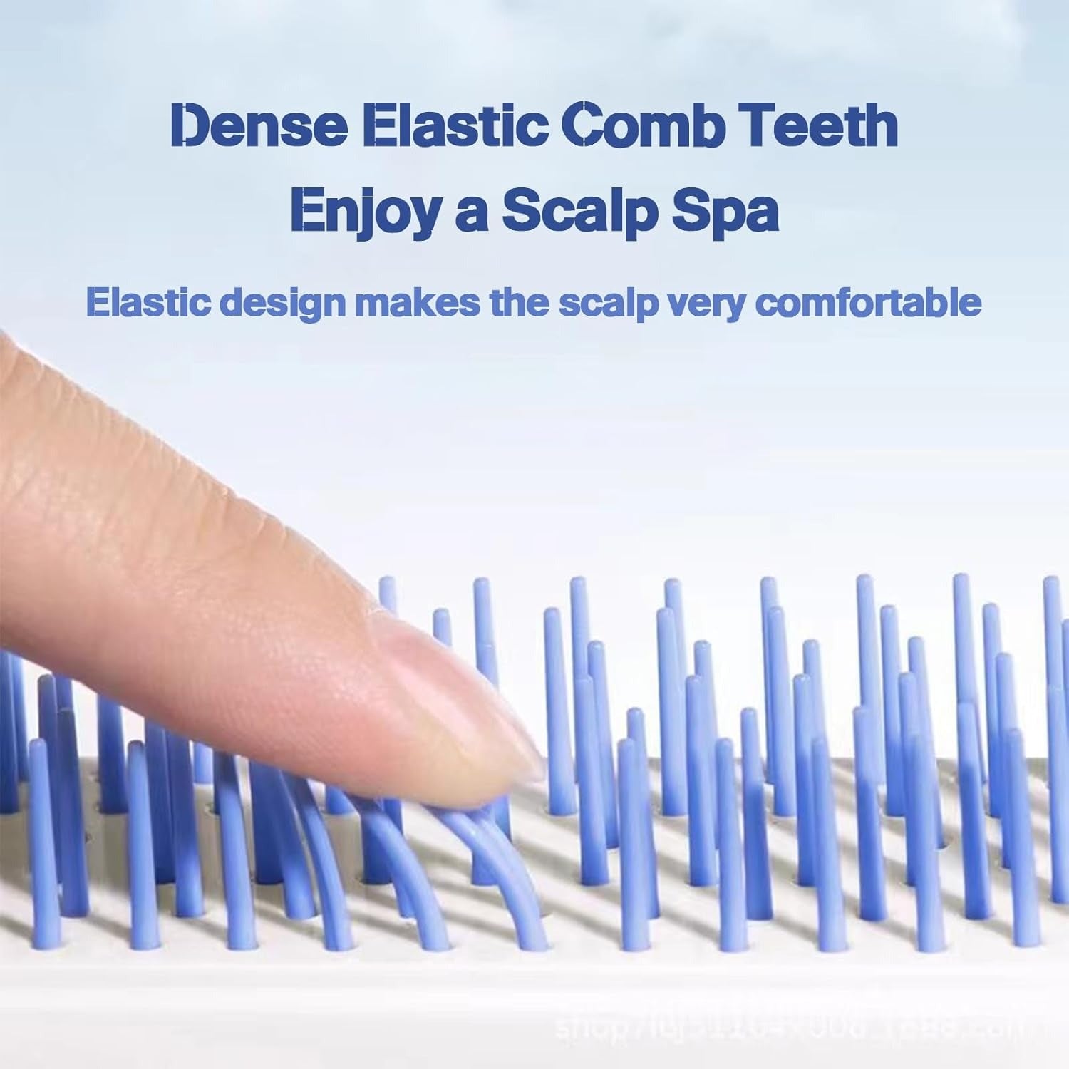 Self Cleaning Magic Hair Brush, One-click Cleaning Telescopic Hair Comb – (Random Color) ( Without Box )