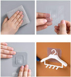1pcs Toothbrush Holders Wall Mounted Hangers Style Toothbrush Holder Tooth Brush Razor Organizers Holder Bathroom Accessories(random color )