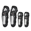 Motorcycle Elbow Pads for Men Stainless Steel Off-road Locomotive Protective Gear Anti-fall Riding Equipment (4 pcs)