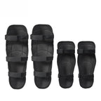 Motorcycle Elbow Pads for Men Stainless Steel Off-road Locomotive Protective Gear Anti-fall Riding Equipment (4 pcs)