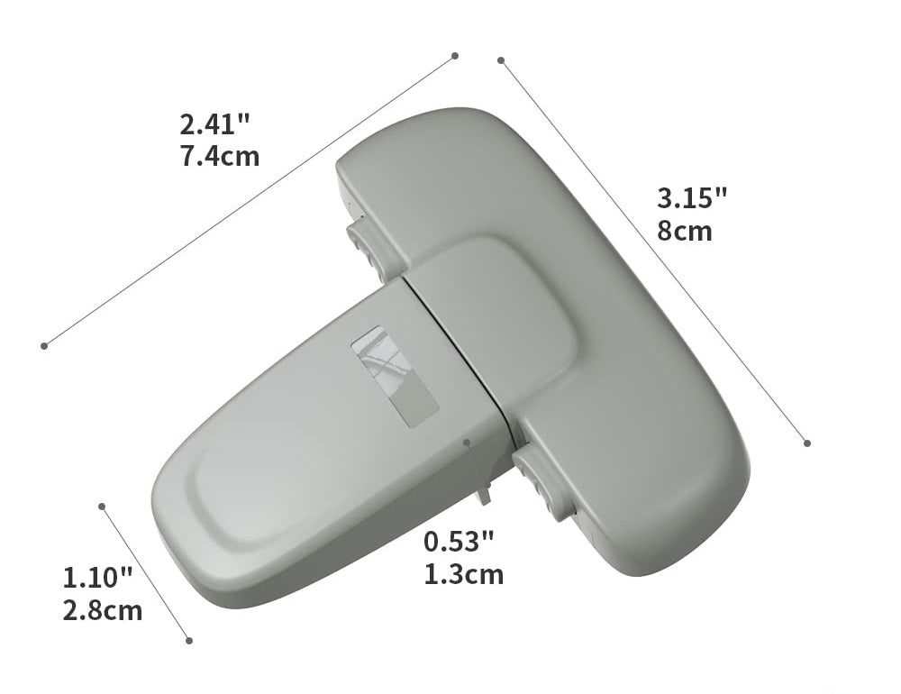 Child Safety Fridge Lock , Baby Safety Refrigerator Freezer Door Lock, No Tools Need or Drill