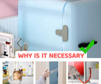 Child Safety Fridge Lock , Baby Safety Refrigerator Freezer Door Lock, No Tools Need or Drill