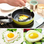 Pack of 4 Egg Shaper Kitchen Tools Star, Heart, Round, Flower Shaped Stainless Steel -  (random color )