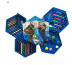 46 Pcs Painting colour kit for kids, fun Disney/Cartoon character art set(random design color)