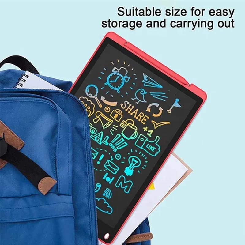 ( 8.5 / 10inch ) - LCD Writing Drawing Tablet | Kids Learning Table - Multi color  (Random color)