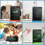 ( 8.5 / 10inch ) - LCD Writing Drawing Tablet | Kids Learning Table - Multi color  (Random color)
