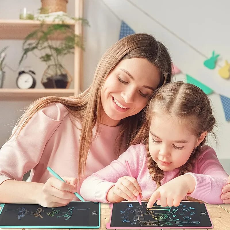( 8.5 / 10inch ) - LCD Writing Drawing Tablet | Kids Learning Table - Multi color  (Random color)