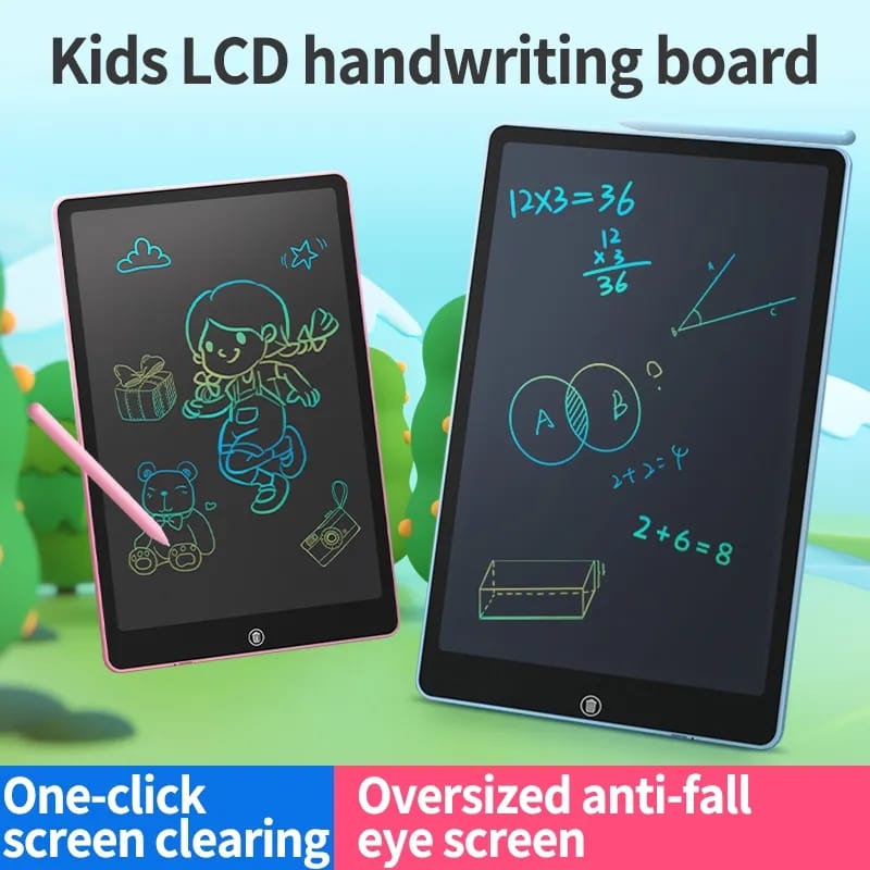 ( 8.5 / 10inch ) - LCD Writing Drawing Tablet | Kids Learning Table - Multi color  (Random color)