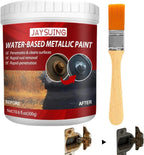 Rust paint Metallic Paint  Anti Rust Protection Coating for removing rust from metal (with brush )Steel Box - 300gm